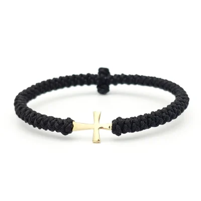 brățară ÎNGER PĂZITOR aur 14k MIPCDFB0FM0 negru